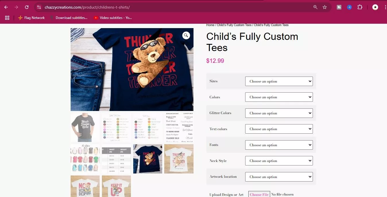 E-commerce website